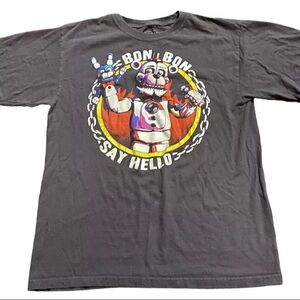 FNAF Five Nights At Freddys Tee Shirt Boys Xl L Sister Location Funtime Freddy